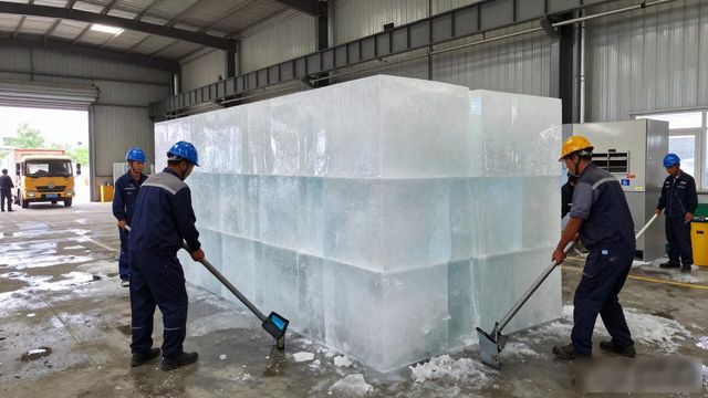 金华车间降温神器：大冰块到底靠不靠谱